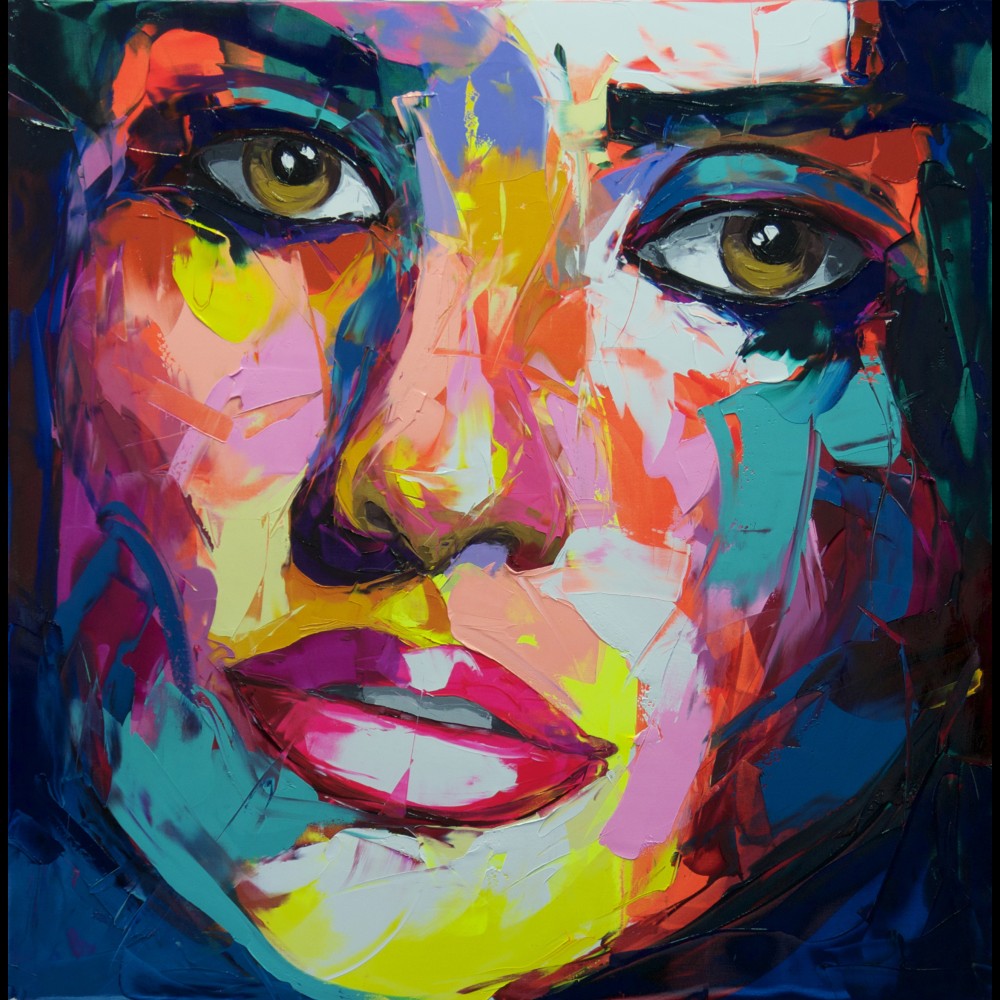 Francoise Nielly Portrait Palette Painting Expression Face170